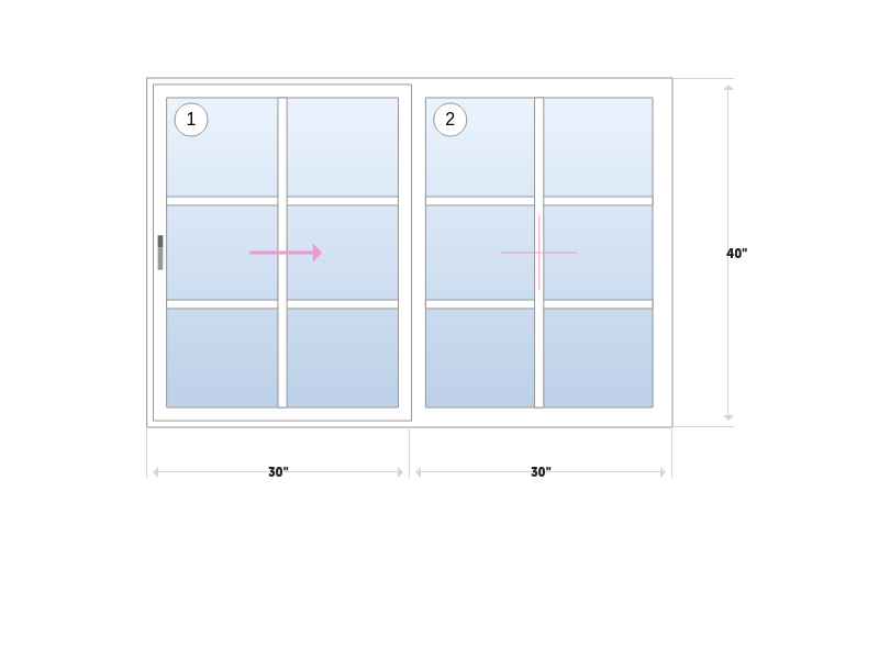 Mezzo Series Replacement Sliding Window